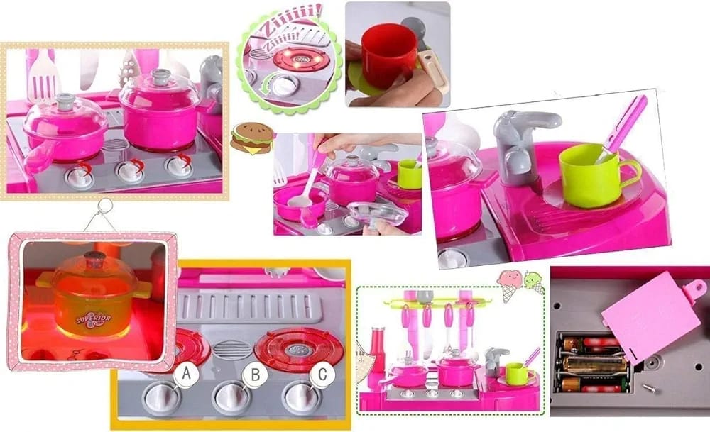 Ensemble de cuisine de luxe Little Chef pour enfants .