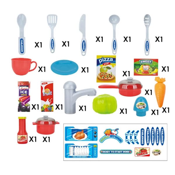 Little Chef Ensemble de cuisine 43 pièces