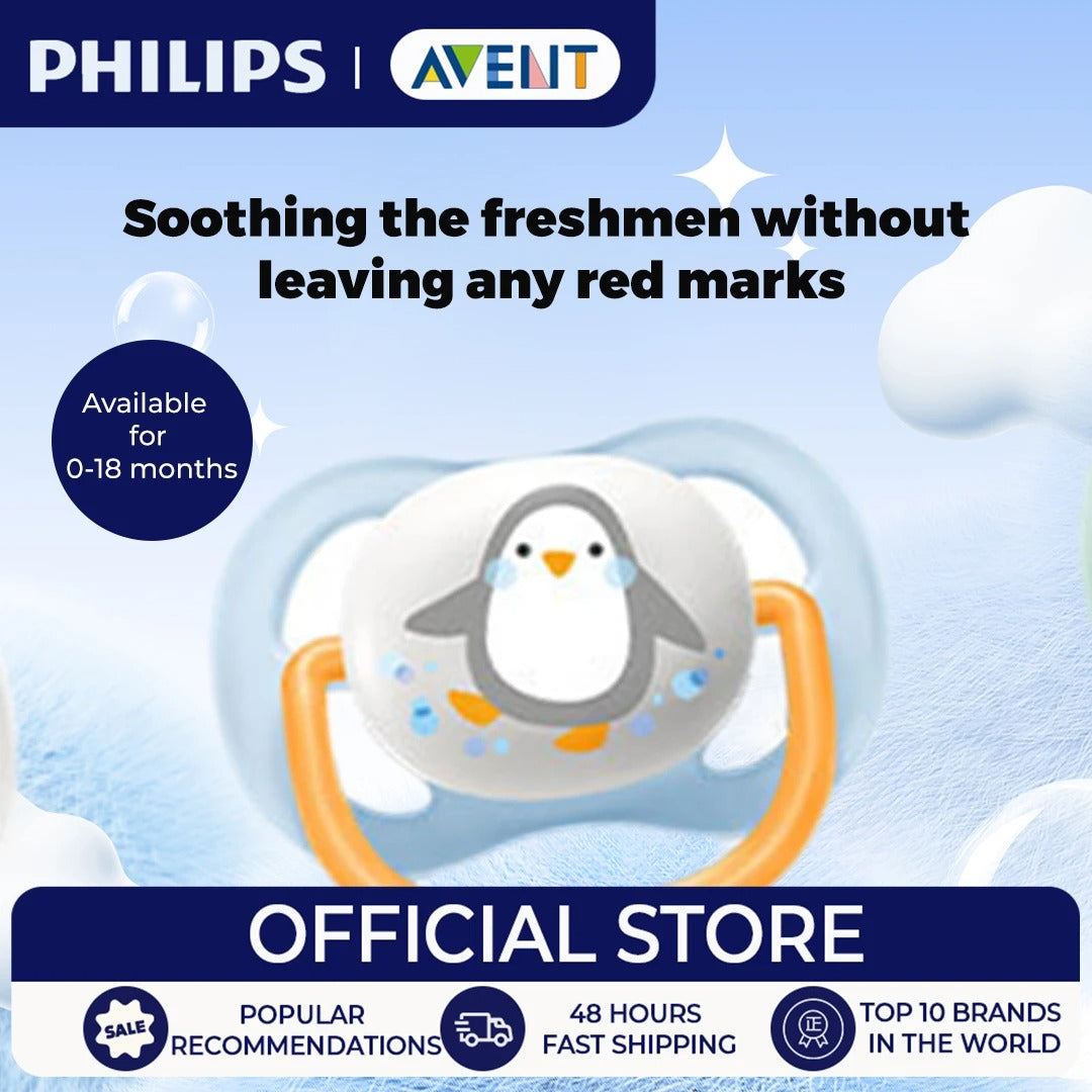 Tétine en silicone extra souple avec valve anti-colique intégrée. À utiliser uniquement avec les biberons Philips AVENT Classic