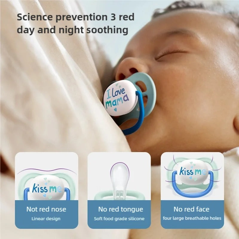 Tétine en silicone extra souple avec valve anti-colique intégrée. À utiliser uniquement avec les biberons Philips AVENT Classic