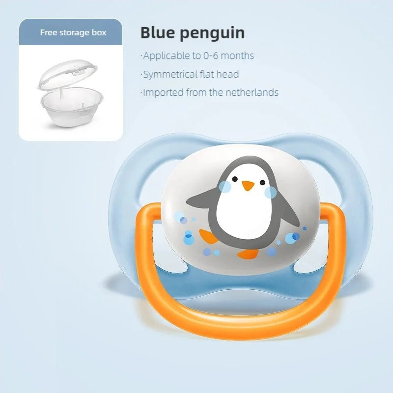 Tétine en silicone extra souple avec valve anti-colique intégrée. À utiliser uniquement avec les biberons Philips AVENT Classic