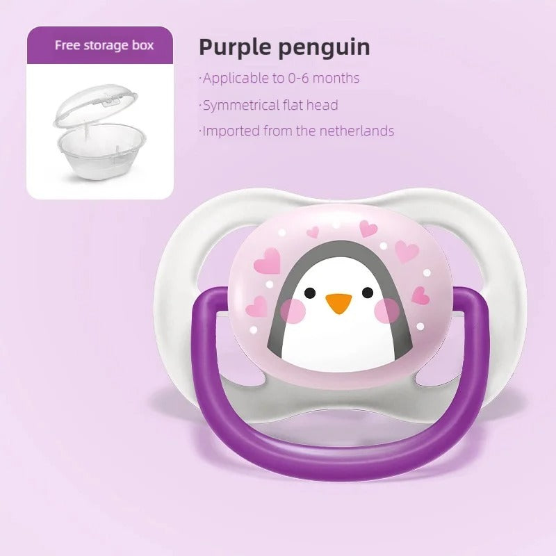 Tétine en silicone extra souple avec valve anti-colique intégrée. À utiliser uniquement avec les biberons Philips AVENT Classic